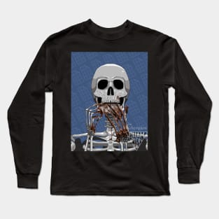 Skeleton - Melted Chocolate Long Sleeve T-Shirt